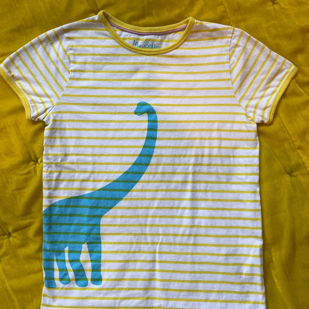 Kids Mini Boden striped t-shirt
